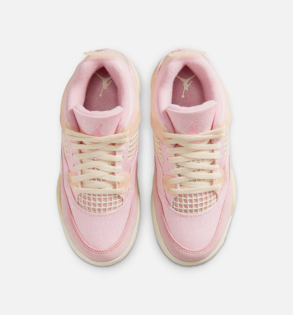 Air Jordan 4 Retro Pink Pearl And Iced Carmine Preschool Lifestyle Shoes - Pink Pearl/Iced Carmine/Coconut Milk