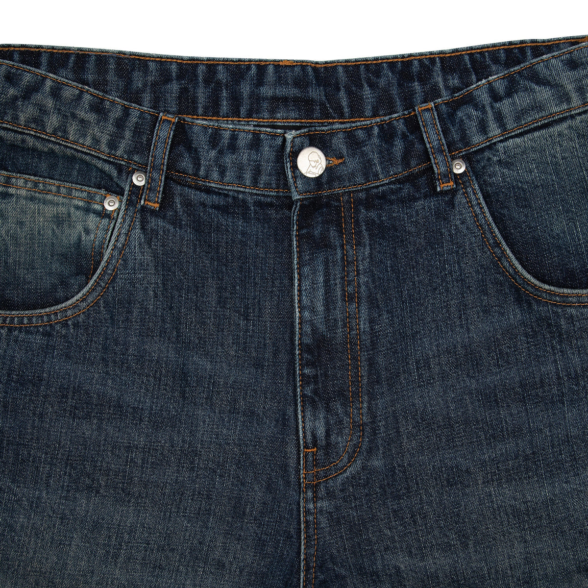 "yakuza" indigo washed Denim