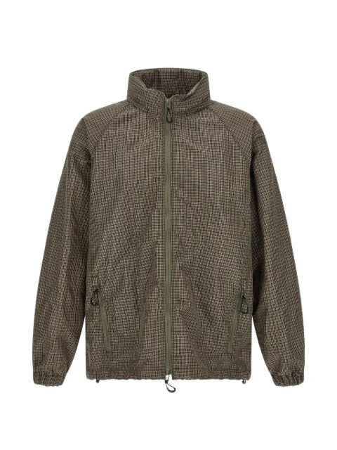 Comme des Garçons Homme check-pattern zip-up jacket
