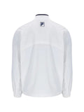 Fila logo-patch zip-up jacket