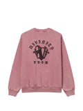 FIVE CM logo-print acid-wash sweatshirt