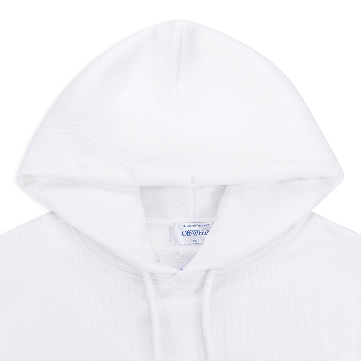White Tape Arrow Hoodie