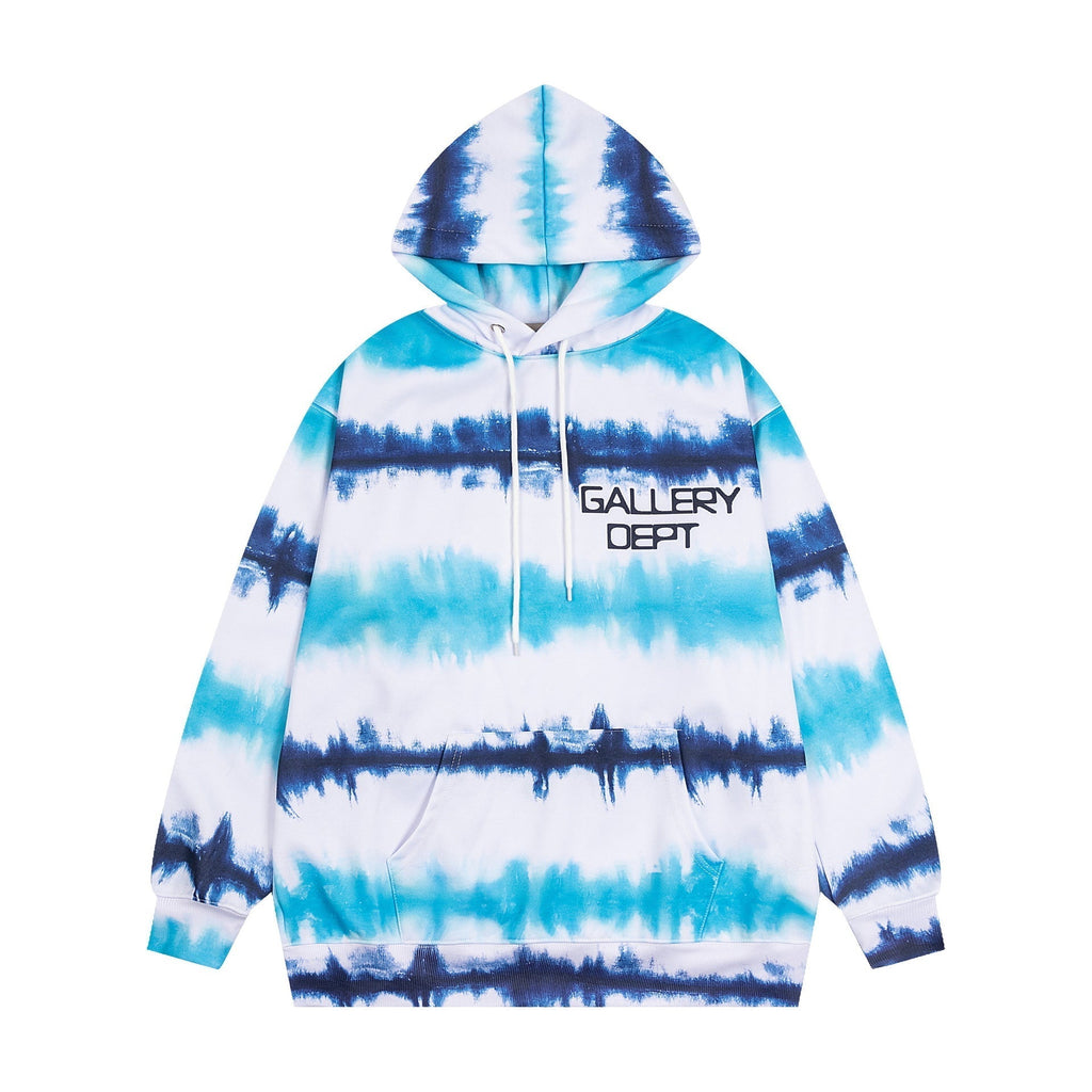 Gallery Dept Hoodie Loose Casual Hooded Striped Sweater