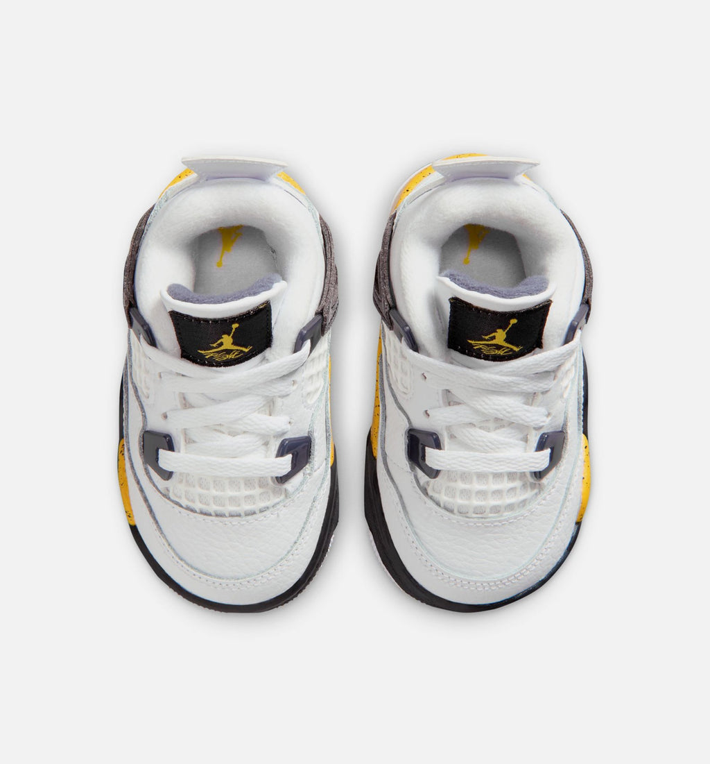 Air Jordan 4 Retro Rare Air Tour Yellow Infant & Toddler Lifestyle Shoe
